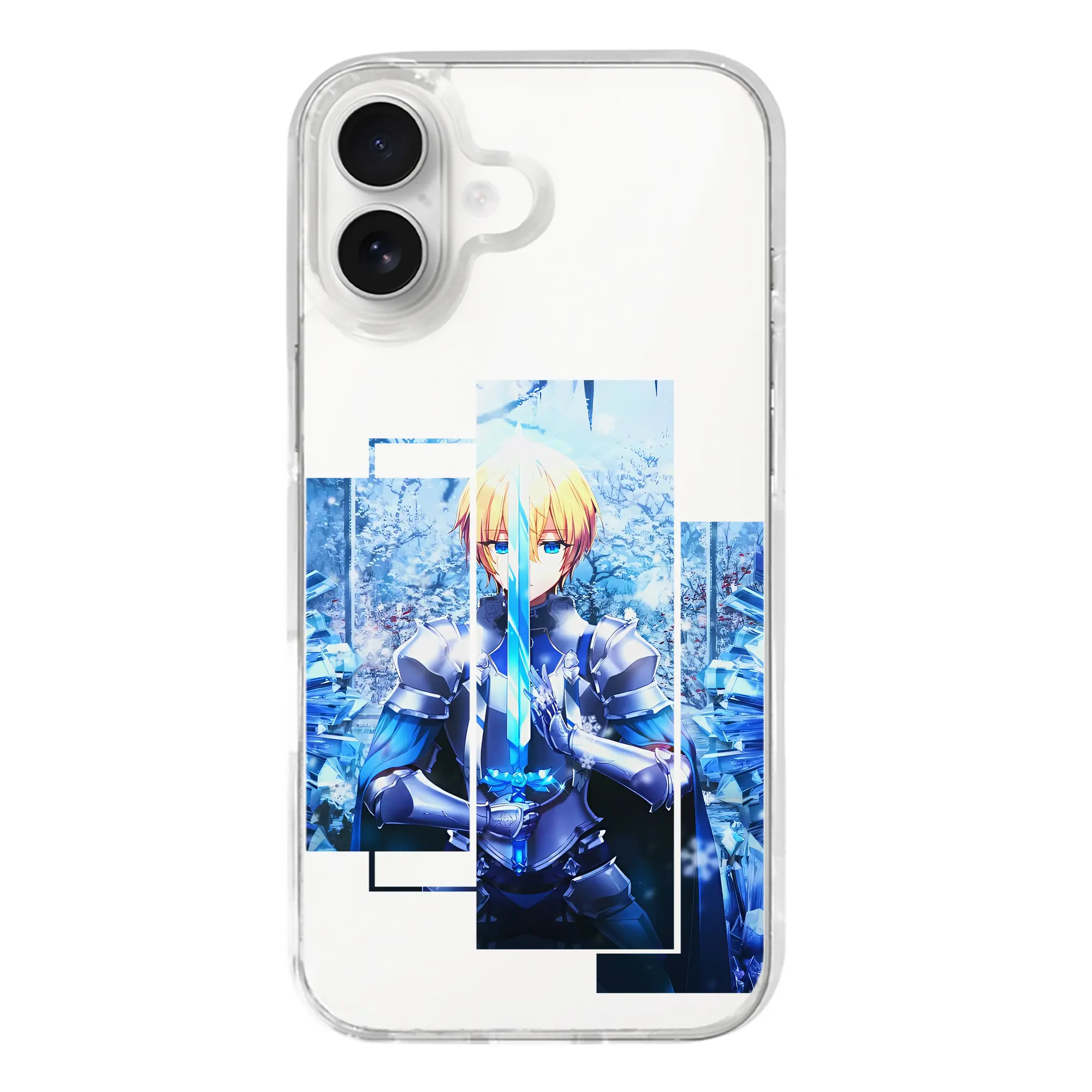 ソードアートオンライン グッズ ユージオ - iPhone 17シリーズ 透明スマホケース – 薄型・耐衝撃・精密フィット保護カバー